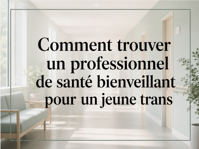 santé trans / soins trans / accès aux soins