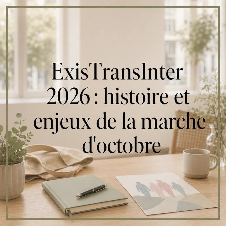 ExisTransInter 2026: histoire et enjeux de la marche d&rsquo;octobre