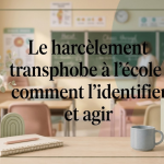 Le harcèlement transphobe à l’école