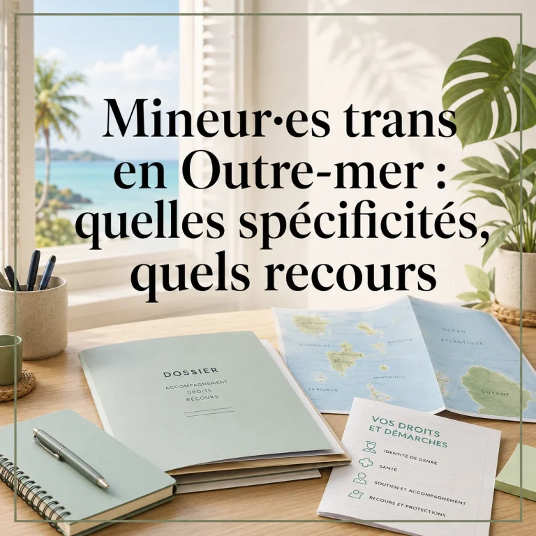 Mineur·es trans en Outre-mer : quelles spécificités, quels recours