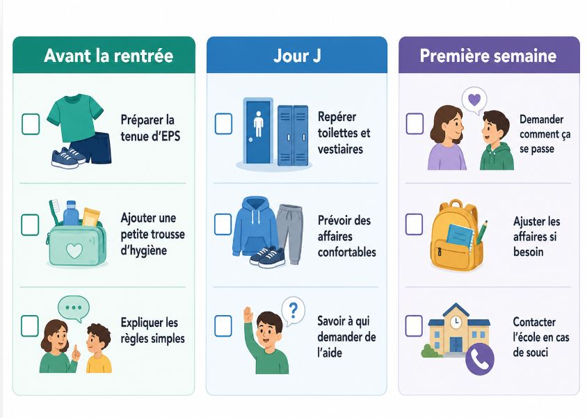 toilettes et vestiaires
