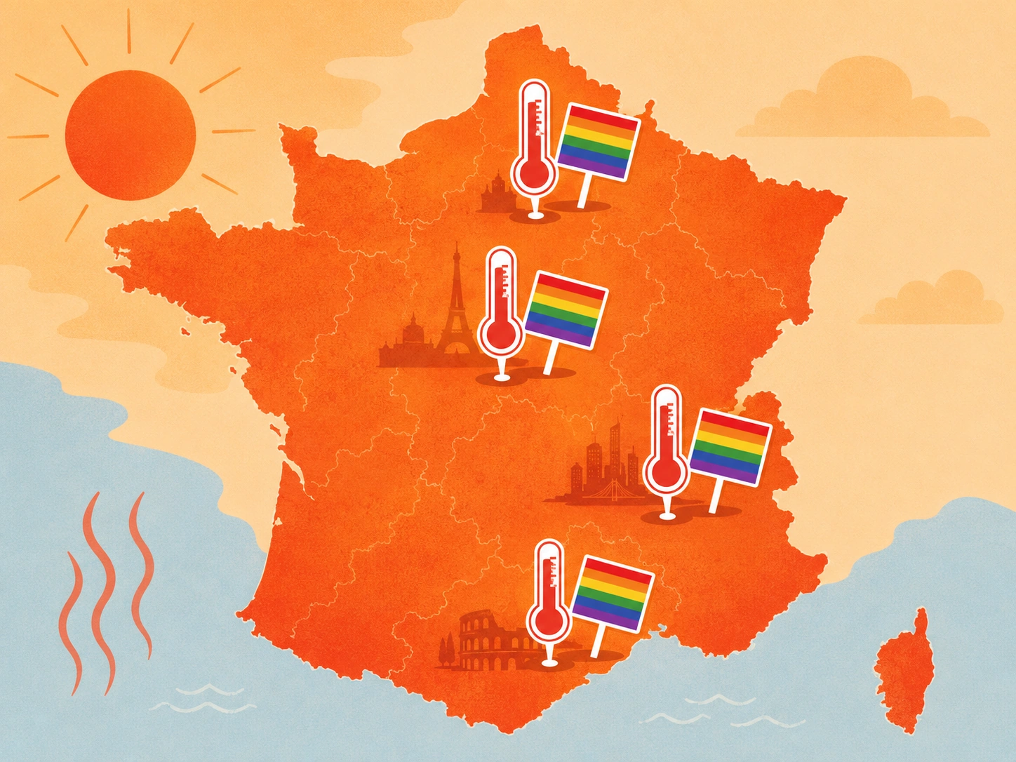 Prides annulées canicule